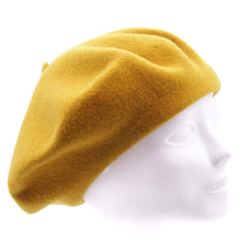 Afbeelding in Gallery-weergave laden, Fiebig Muts oker effen wol