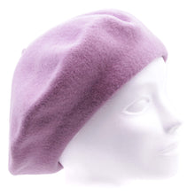 Afbeelding in Gallery-weergave laden, Fiebig Muts rose effen wol