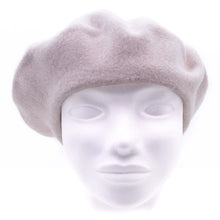 Afbeelding in Gallery-weergave laden, Fiebig Muts ecru effen wol