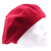 Afbeelding in Gallery-weergave laden, Fiebig Muts rood effen wol