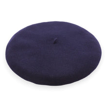 Afbeelding in Gallery-weergave laden, Laulhére Pet blauw effen wol