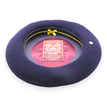 Afbeelding in Gallery-weergave laden, Laulhére Pet blauw effen wol