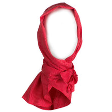 Afbeelding in Gallery-weergave laden, Petcap Sjaal rood gespikkeld katoen
