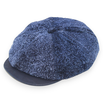 Alfonso d'Este Pet blauw effen leder