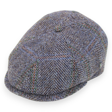 City Sport Pet licht grijs visgraat harris tweed