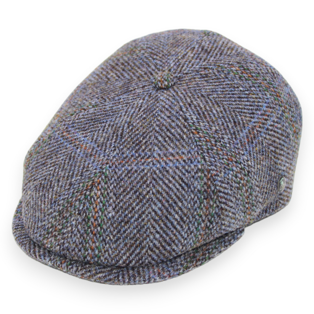 City Sport Pet licht grijs visgraat harris tweed