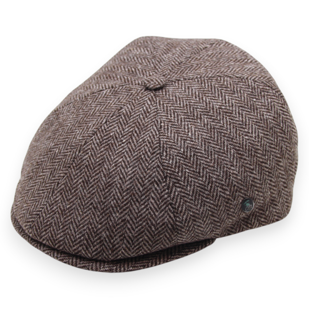 City Sport Pet bruin visgraat engelse wol