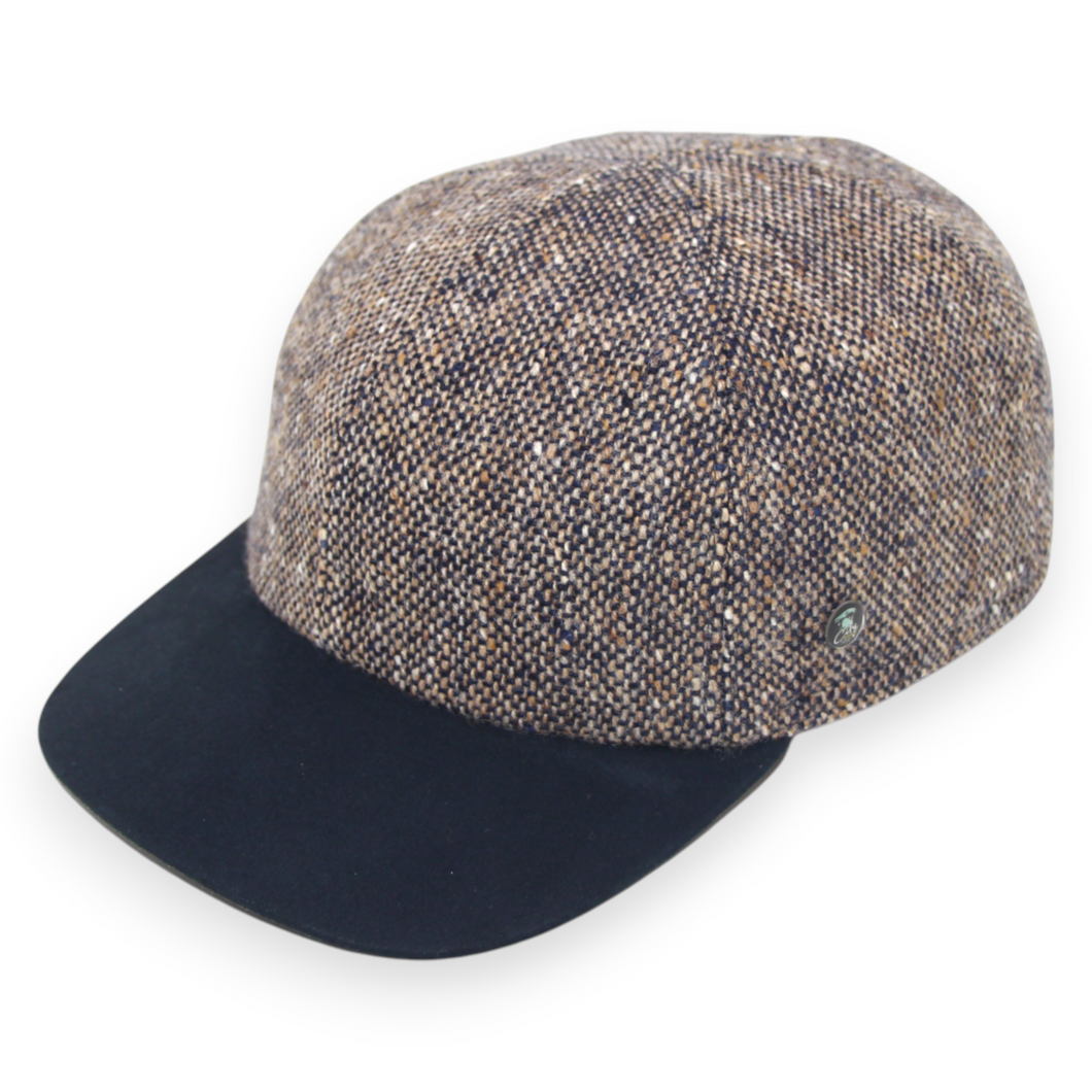 City Sport Pet bruin grijs gespikkeld wol