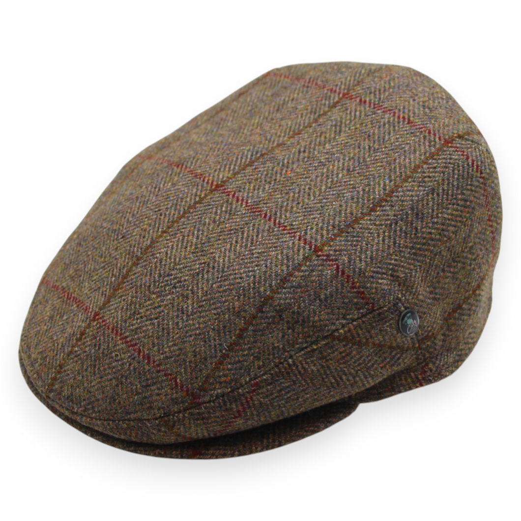 City Sport Pet groen groot geruit engelse wol