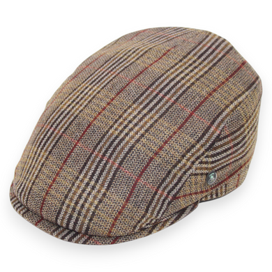 City Sport Pet bruin groot geruit kasjmier wol