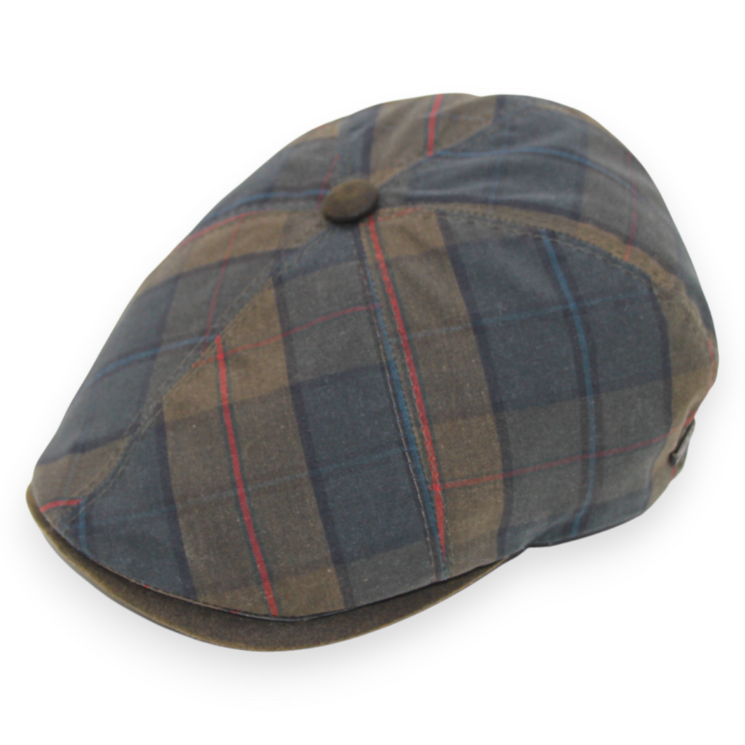 Hatland Pet multicolor groot geruit waxed katoen