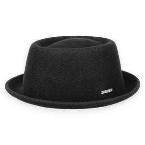 Stetson Hoed zwart effen wol