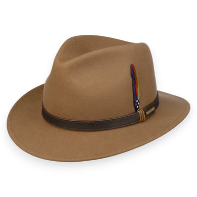 Stetson Hoed beige effen wol