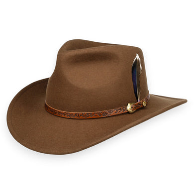 Stetson Hoed beige effen wol