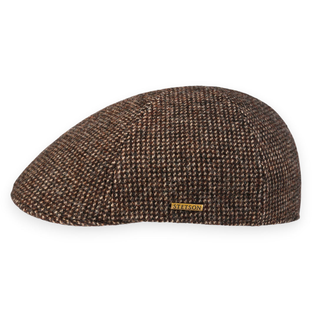 Stetson Pet bruin grijs gespikkeld wol