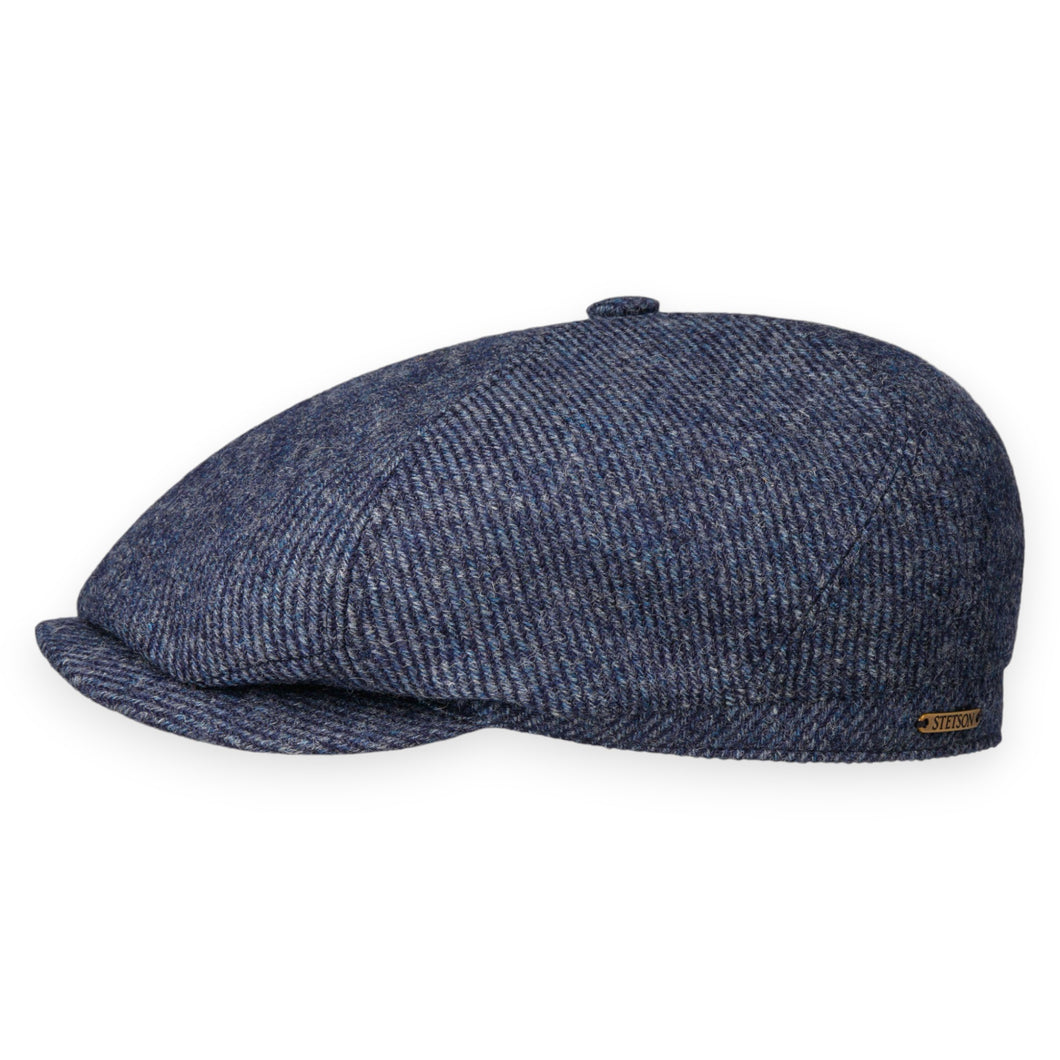 Stetson Pet blauw gespikkeld wol