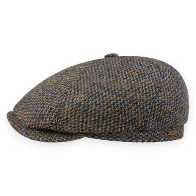 Stetson Pet grijs donker groen gespikkeld harris tweed