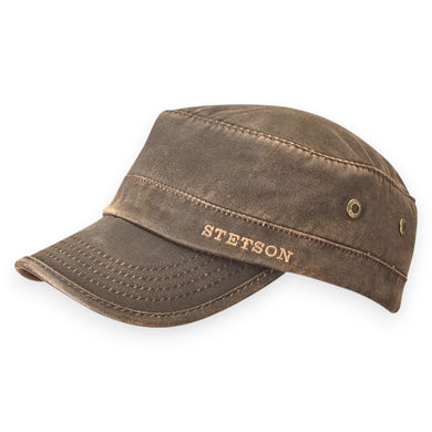 Stetson Pet lederlook effen katoen
