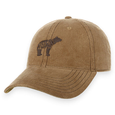 Stetson Pet camel effen corduroy