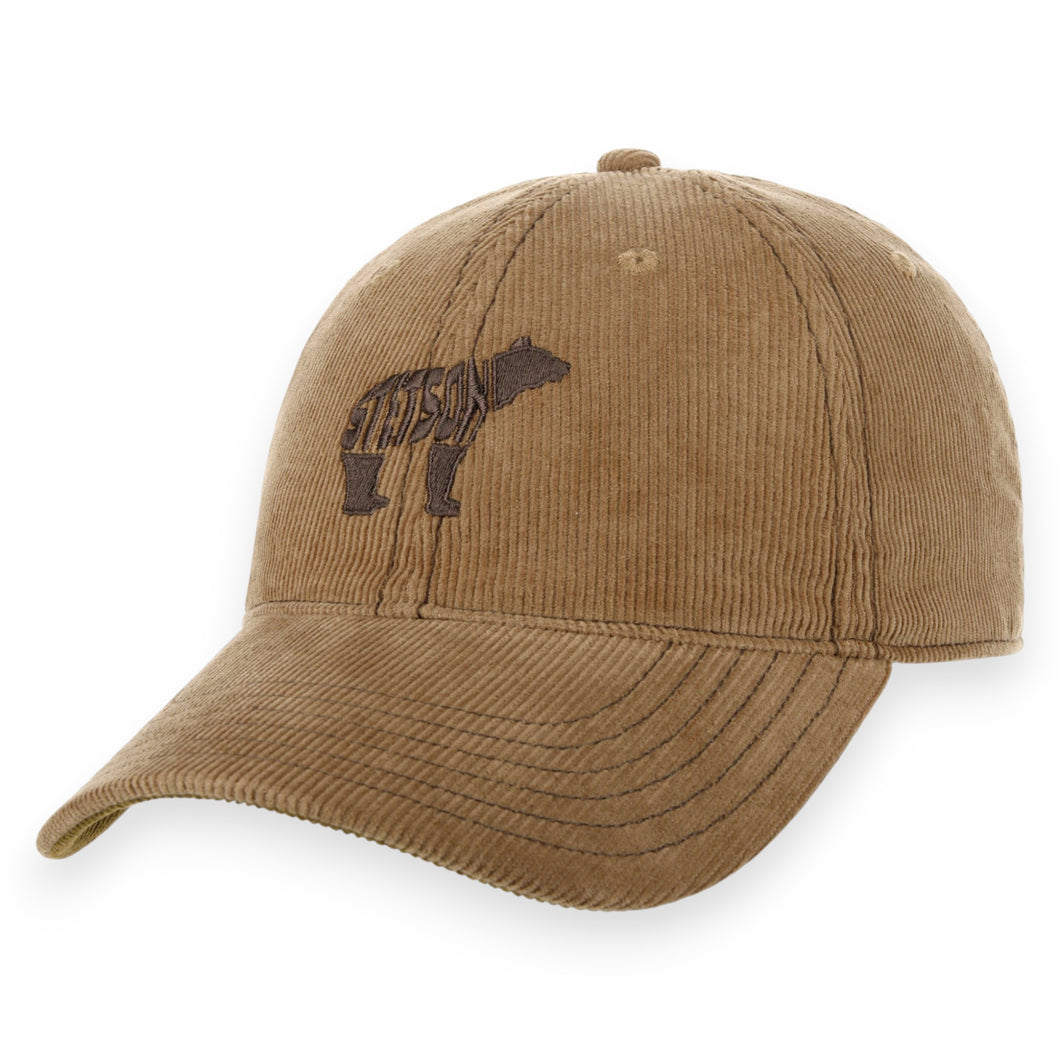 Stetson Pet camel effen corduroy