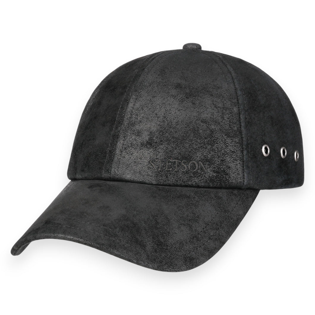 Stetson Pet zwart effen varkens leder