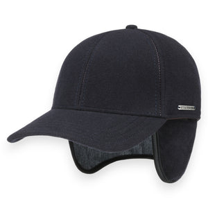 Stetson Pet blauw effen wol