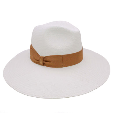 Borsalino Hoed naturel effen panama