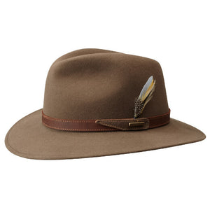 Stetson Hoed camel effen VitaFelt